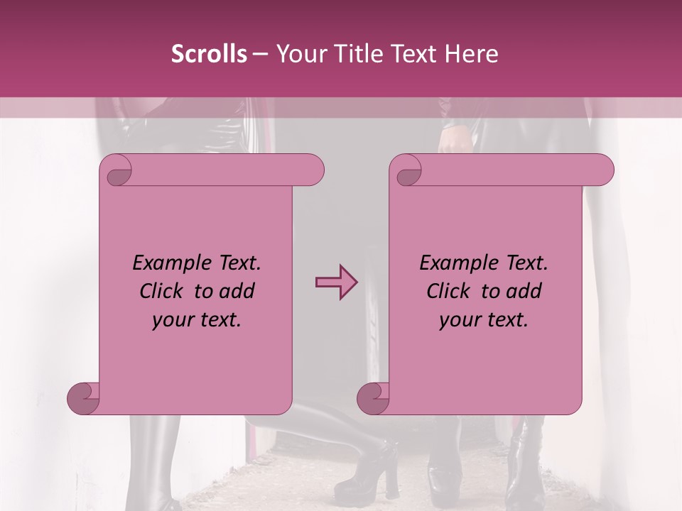 Overalls Twins Blonde PowerPoint Template
