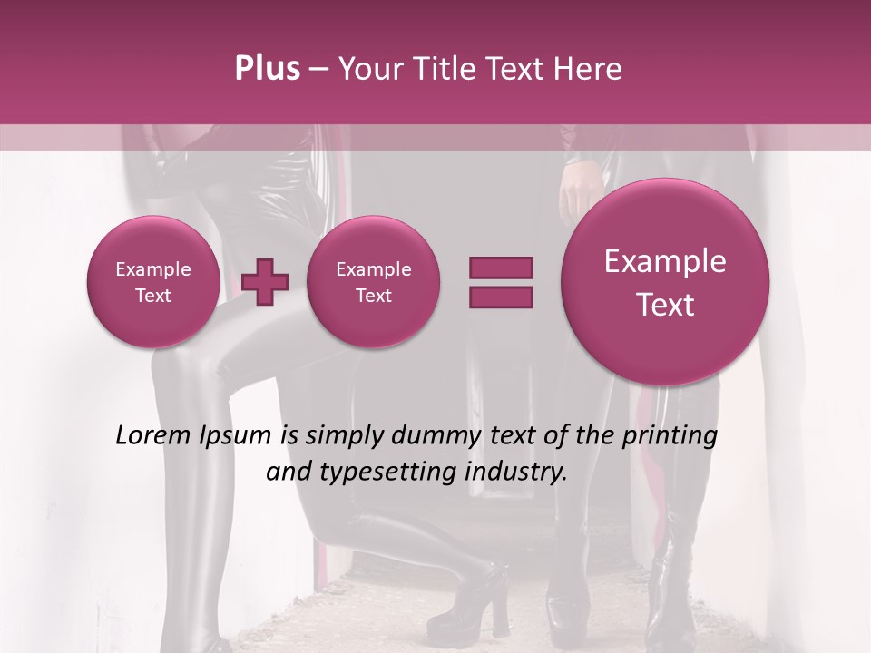 Overalls Twins Blonde PowerPoint Template