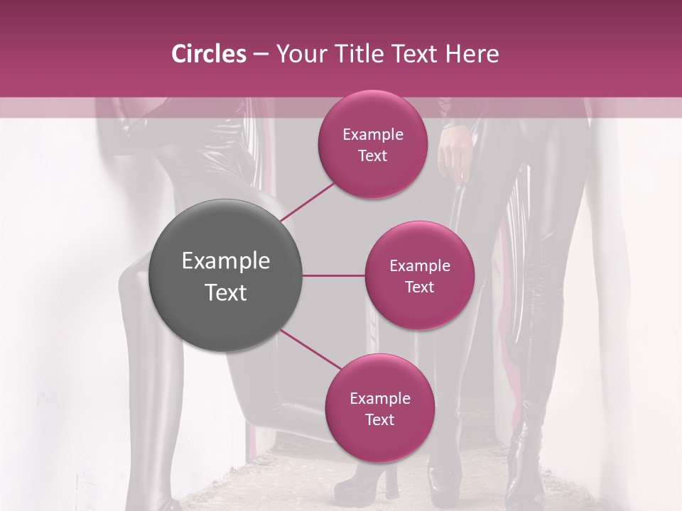 Overalls Twins Blonde PowerPoint Template