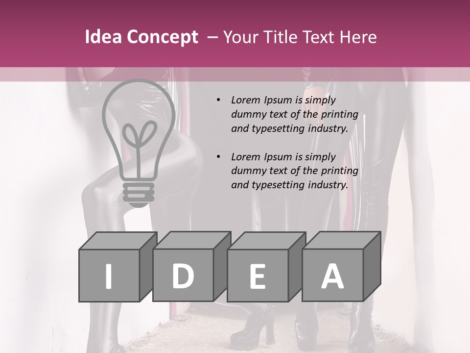 Overalls Twins Blonde PowerPoint Template