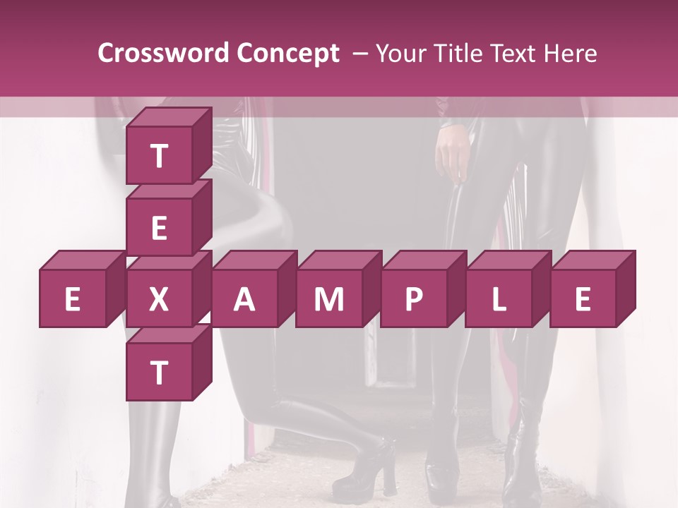 Overalls Twins Blonde PowerPoint Template