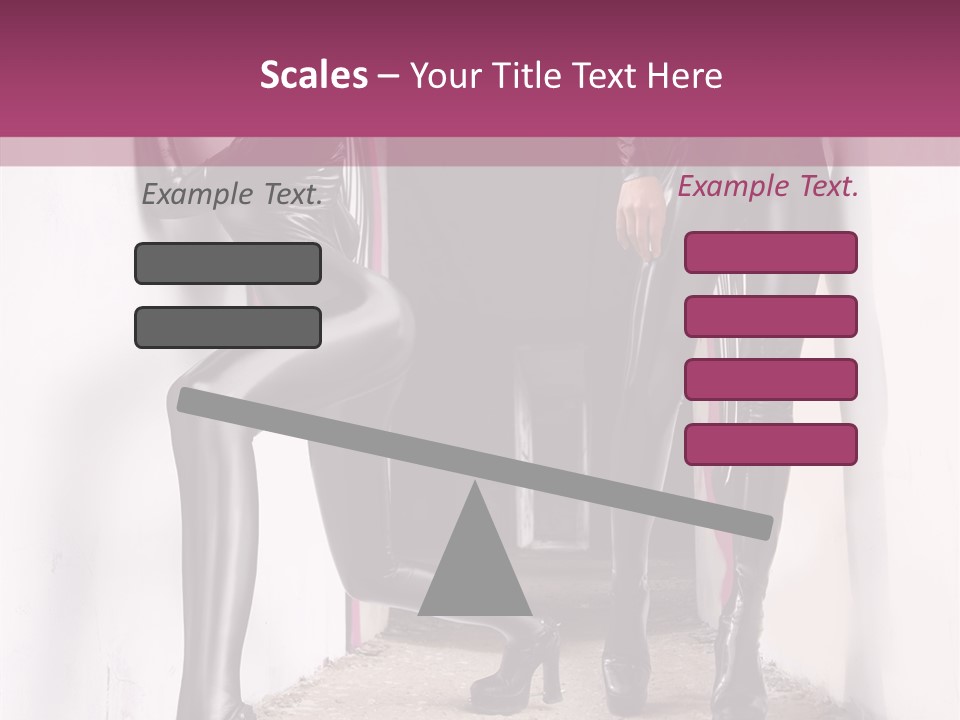 Overalls Twins Blonde PowerPoint Template