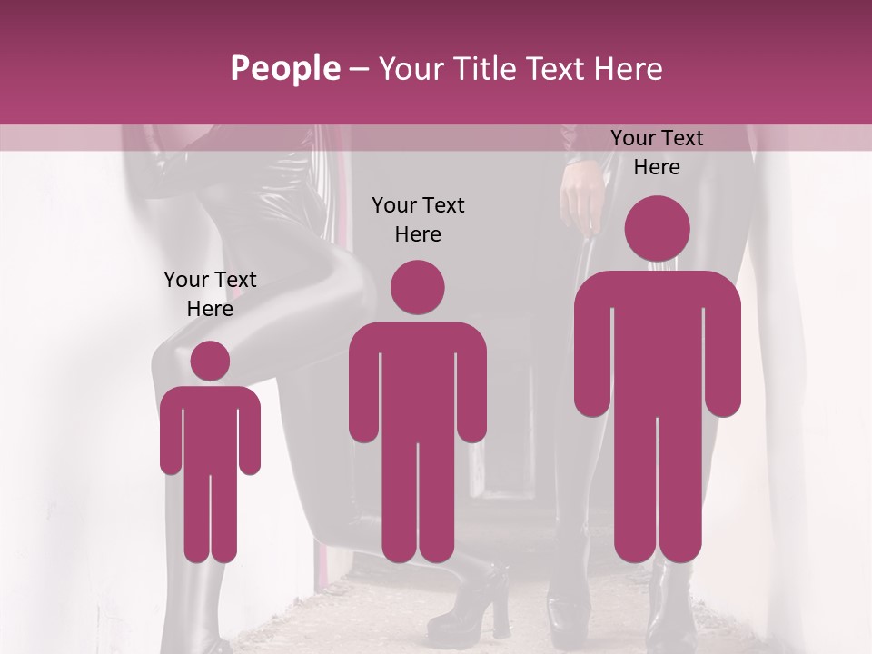 Overalls Twins Blonde PowerPoint Template