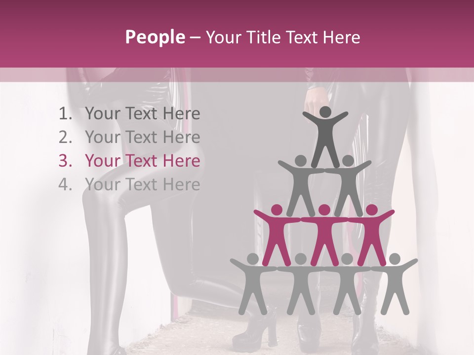 Overalls Twins Blonde PowerPoint Template