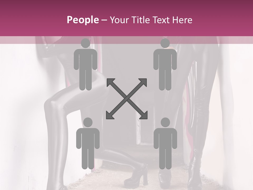 Overalls Twins Blonde PowerPoint Template