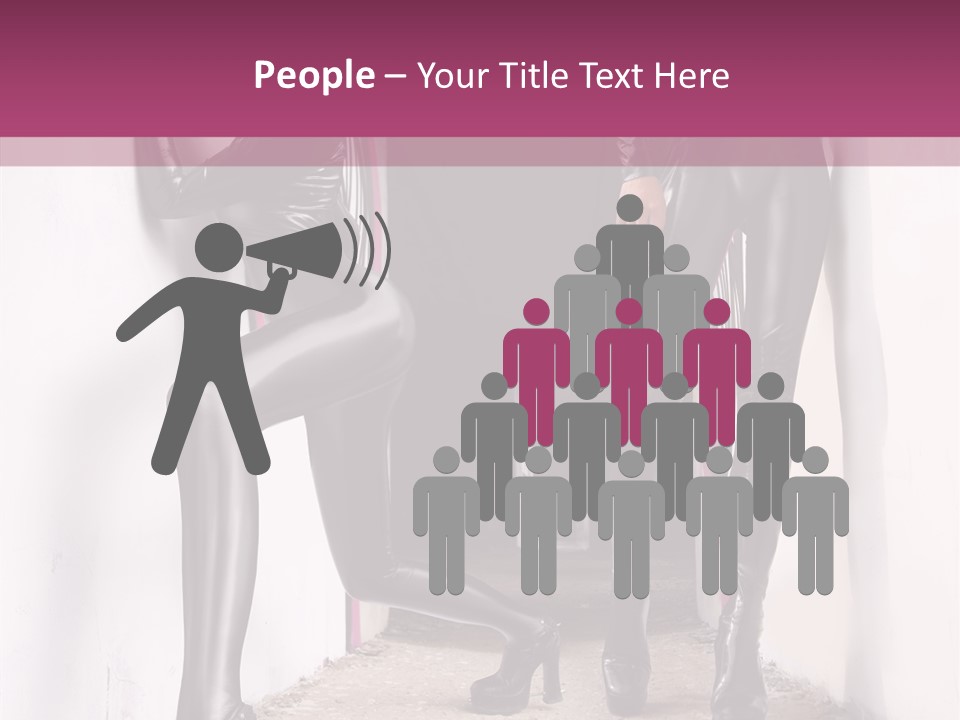 Overalls Twins Blonde PowerPoint Template