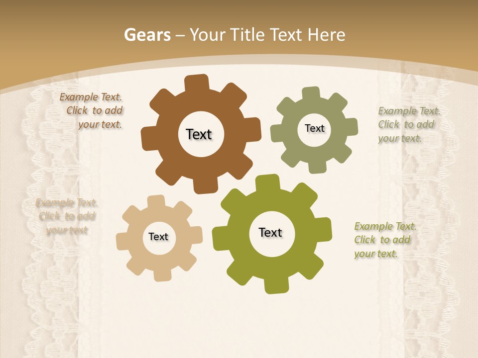 Floral Aged Pearl PowerPoint Template