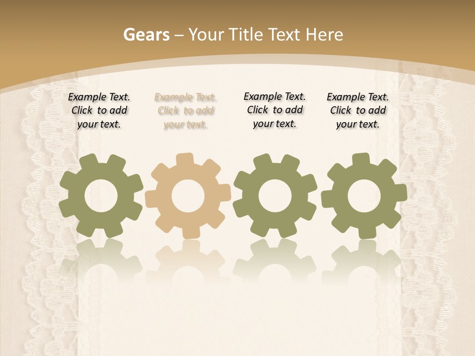 Floral Aged Pearl PowerPoint Template