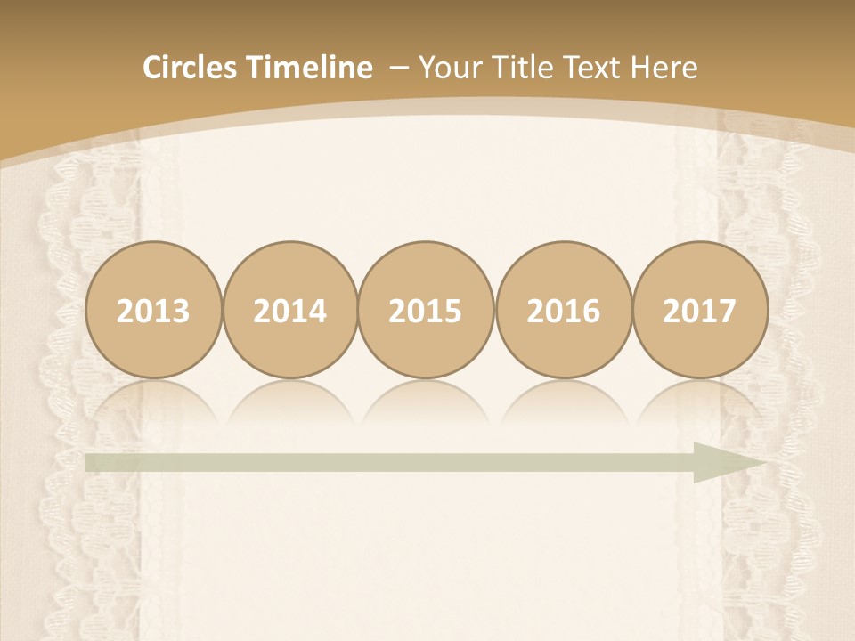 Floral Aged Pearl PowerPoint Template