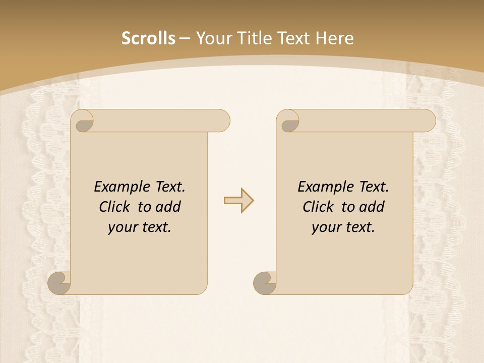 Floral Aged Pearl PowerPoint Template