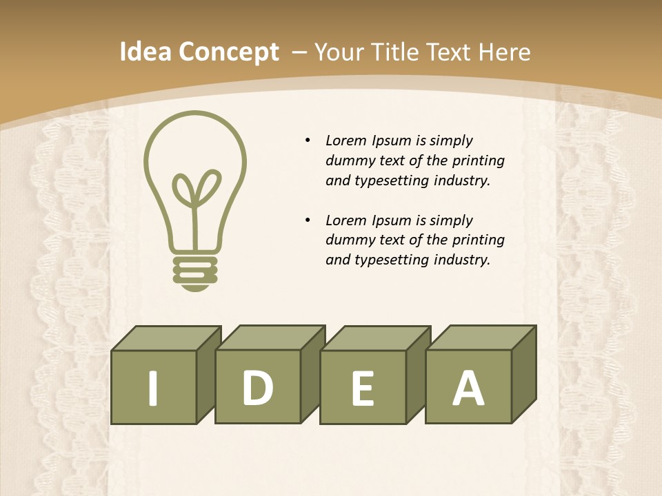 Floral Aged Pearl PowerPoint Template