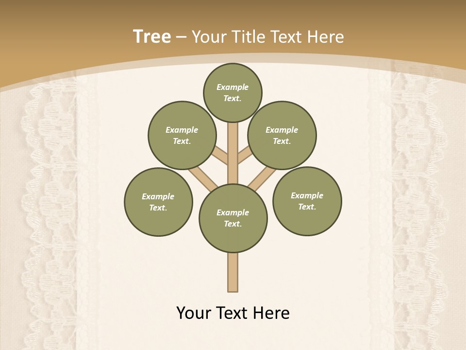 Floral Aged Pearl PowerPoint Template