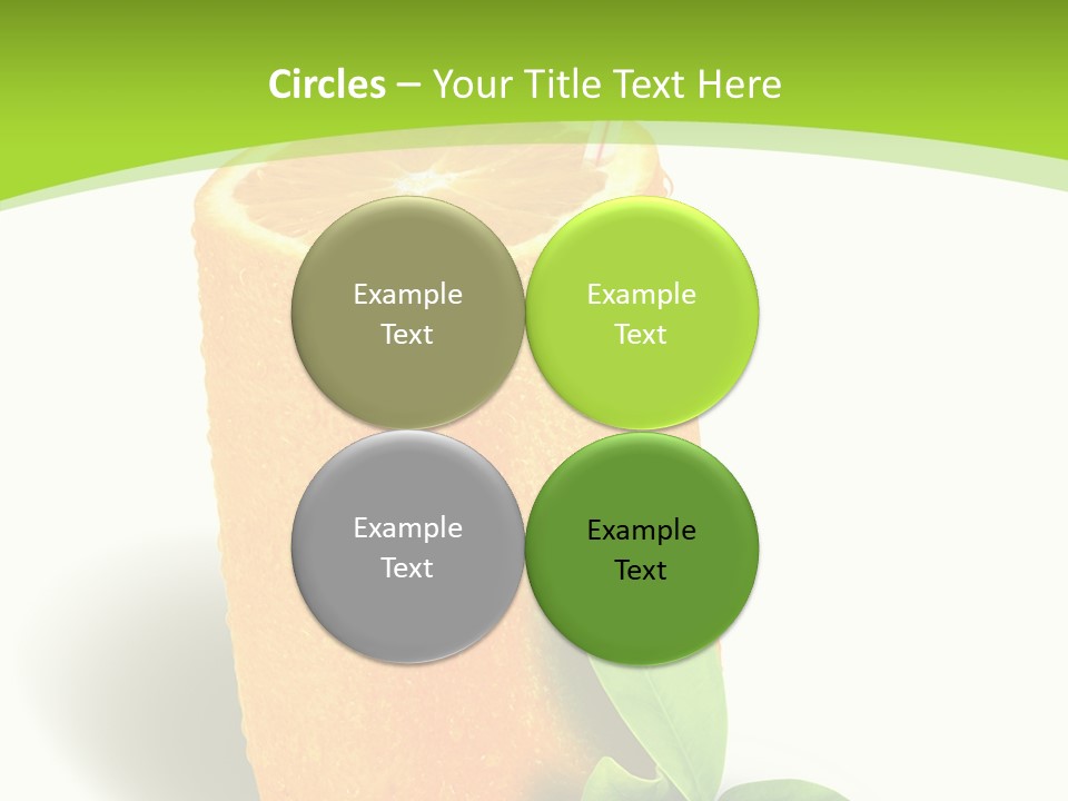 Diet Realistic Citrus PowerPoint Template