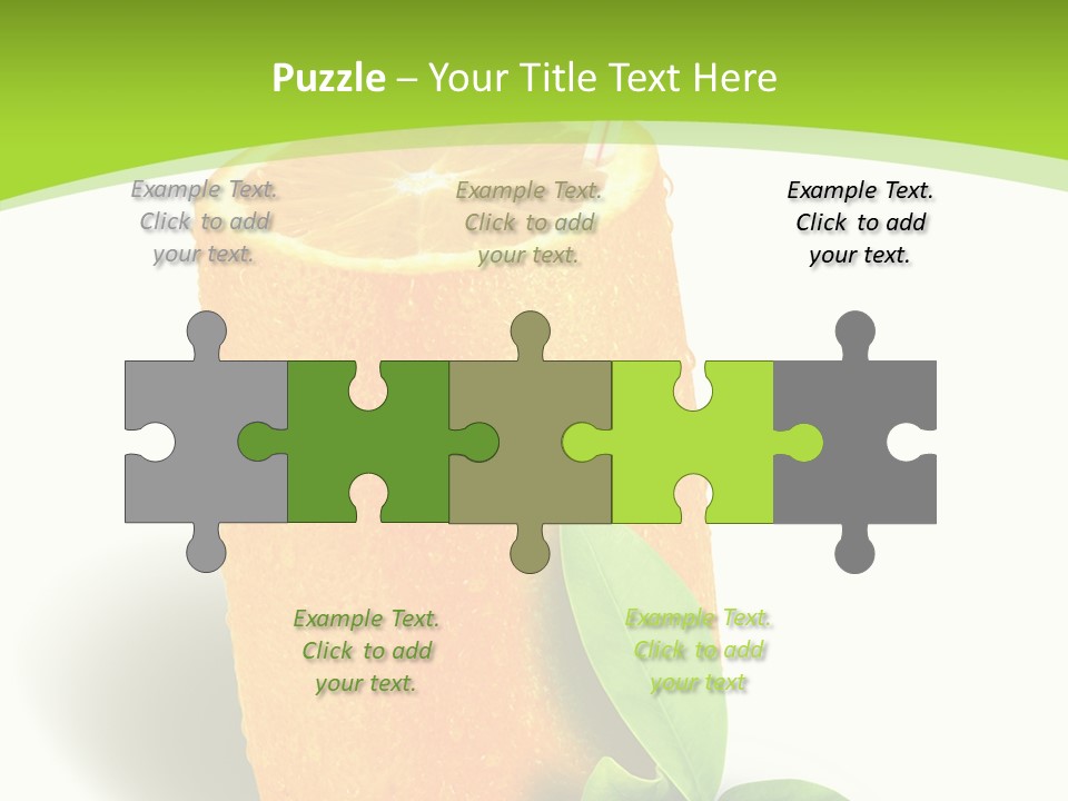 Diet Realistic Citrus PowerPoint Template