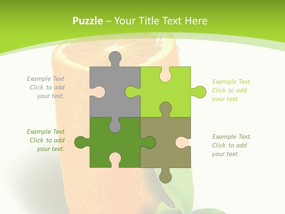 Diet Realistic Citrus PowerPoint Template