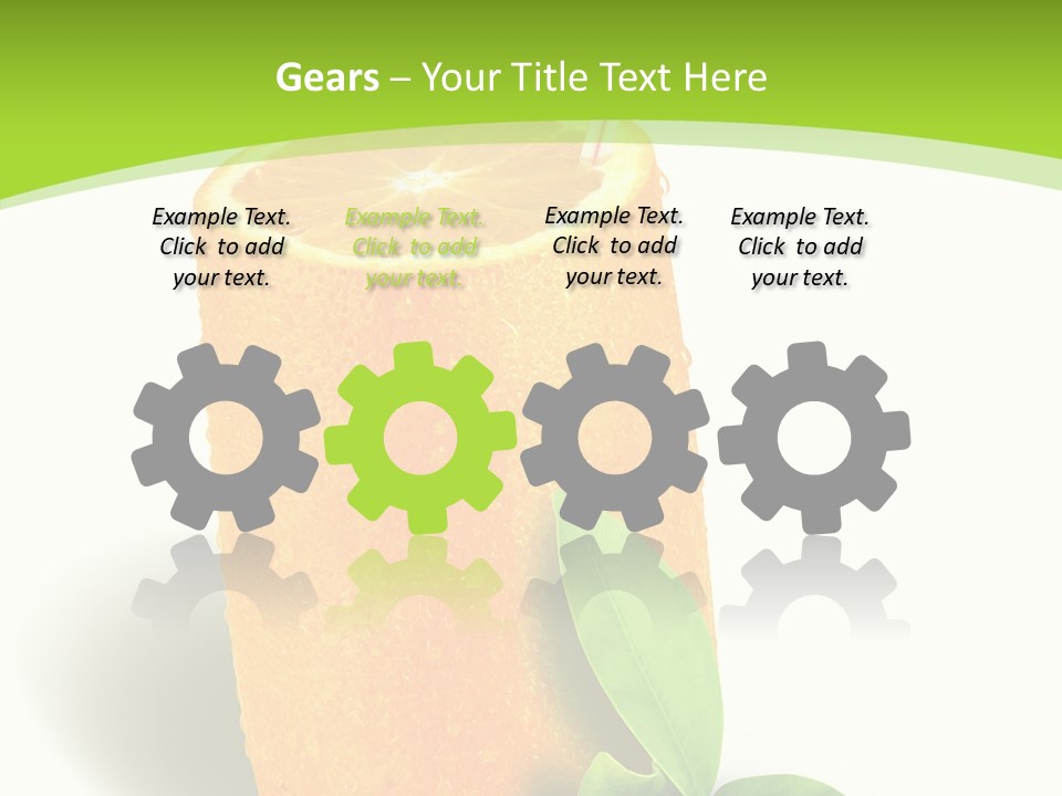 Diet Realistic Citrus PowerPoint Template