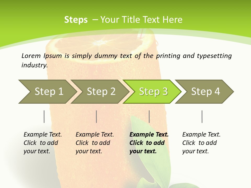 Diet Realistic Citrus PowerPoint Template
