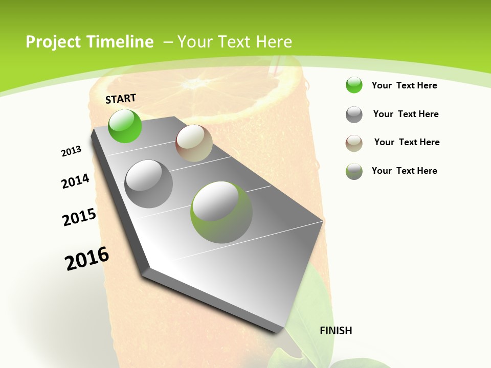 Diet Realistic Citrus PowerPoint Template