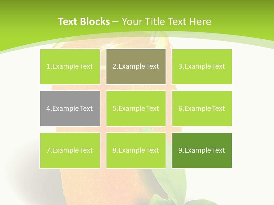 Diet Realistic Citrus PowerPoint Template