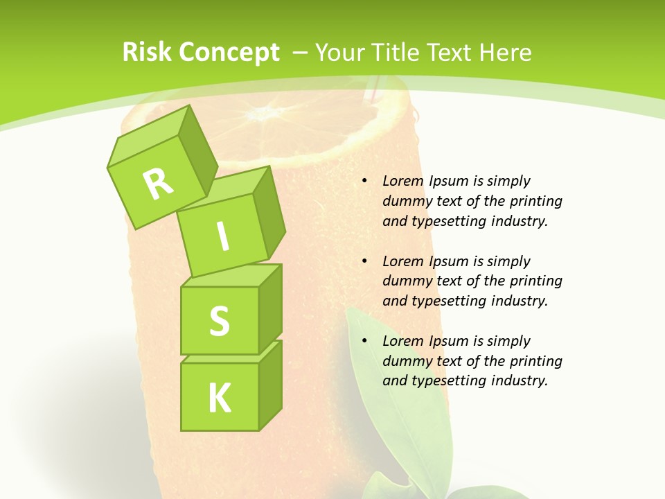 Diet Realistic Citrus PowerPoint Template