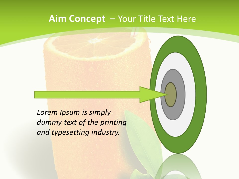 Diet Realistic Citrus PowerPoint Template