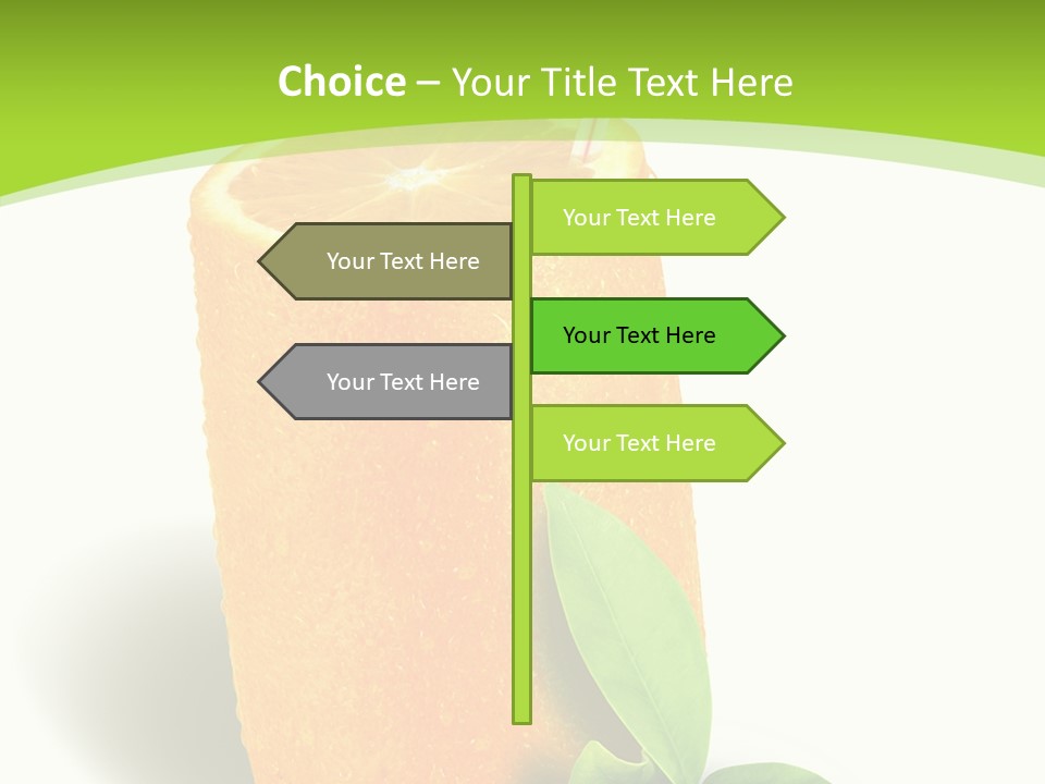 Diet Realistic Citrus PowerPoint Template