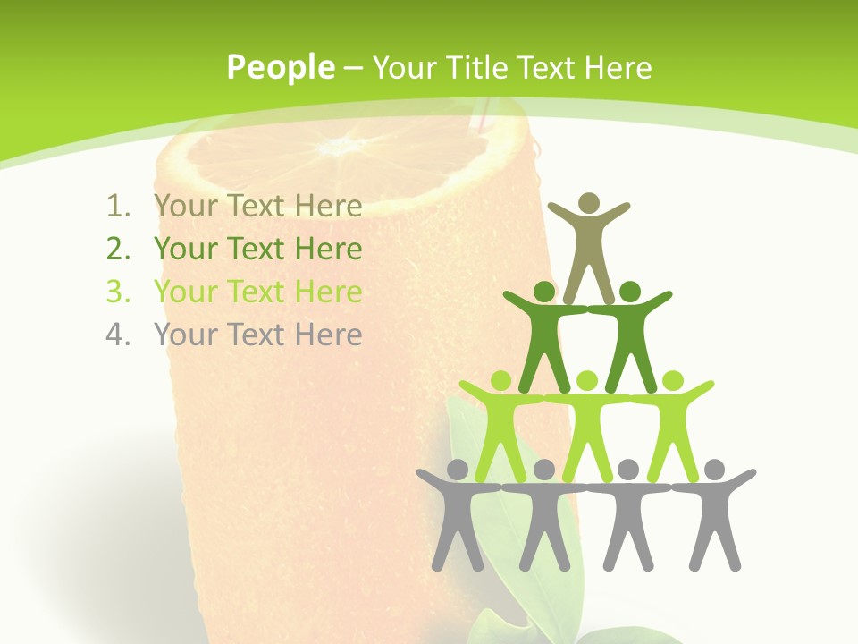 Diet Realistic Citrus PowerPoint Template