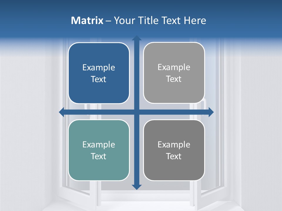 Building Vertical Frame PowerPoint Template