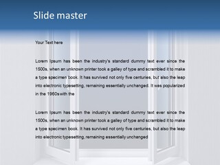 Building Vertical Frame PowerPoint Template