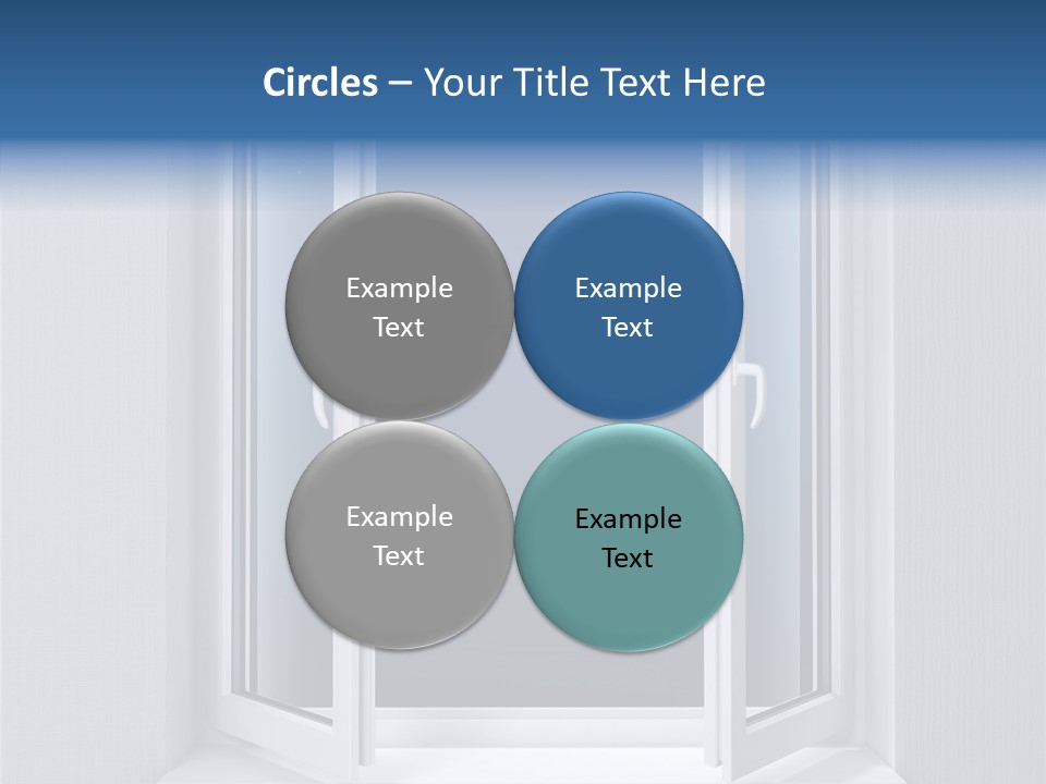 Building Vertical Frame PowerPoint Template