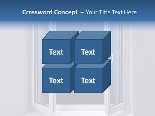 Building Vertical Frame PowerPoint Template