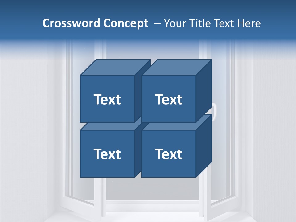 Building Vertical Frame PowerPoint Template