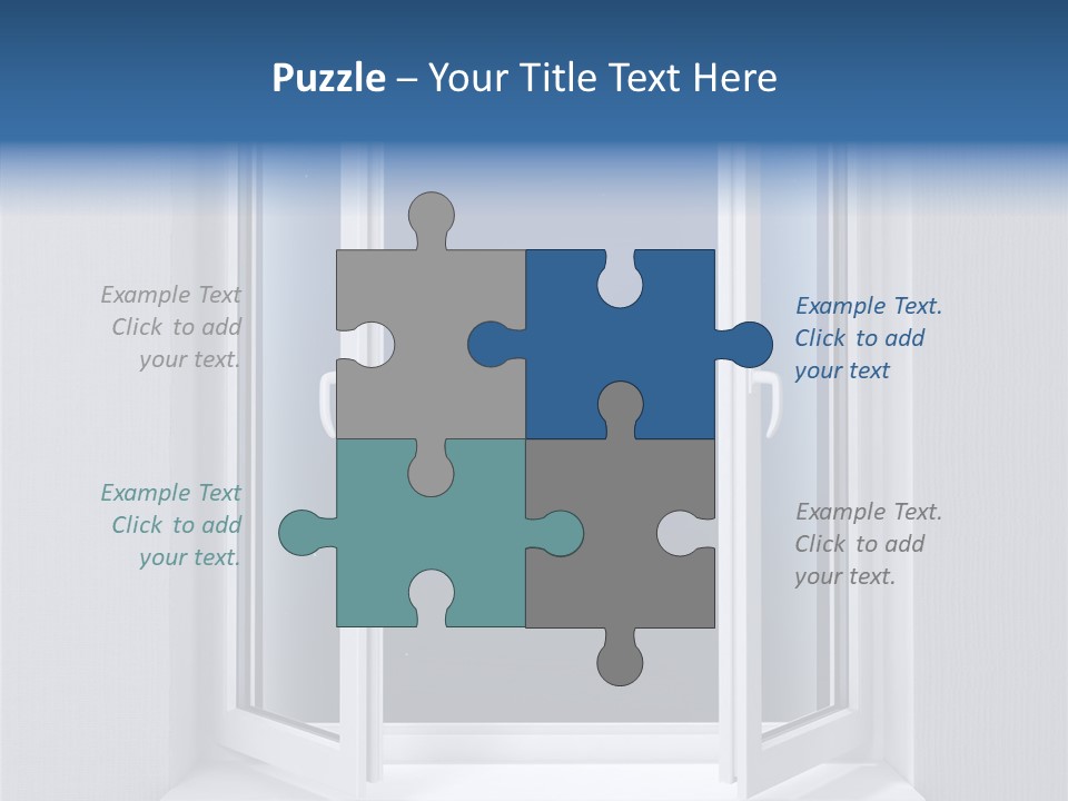 Building Vertical Frame PowerPoint Template