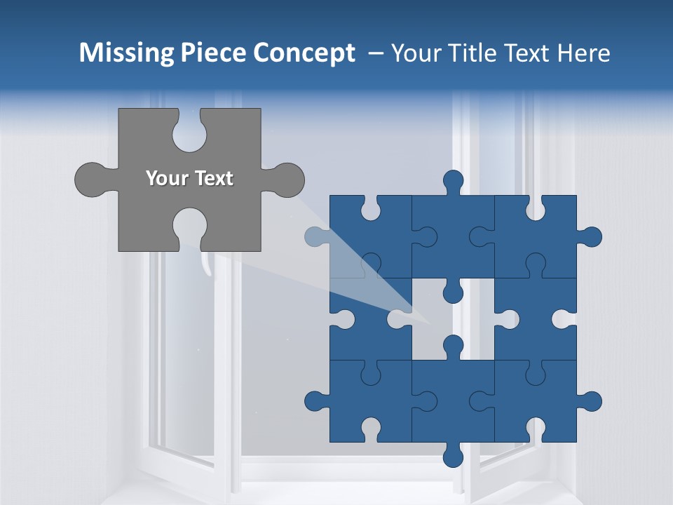 Building Vertical Frame PowerPoint Template