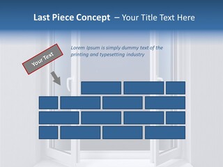 Building Vertical Frame PowerPoint Template