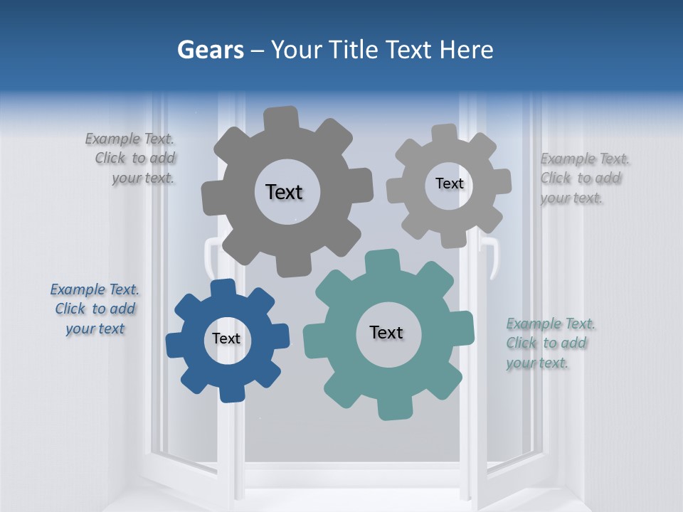 Building Vertical Frame PowerPoint Template