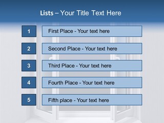 Building Vertical Frame PowerPoint Template