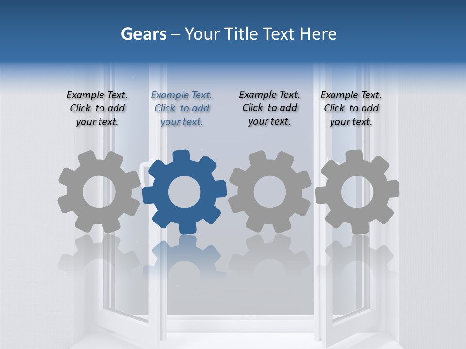 Building Vertical Frame PowerPoint Template