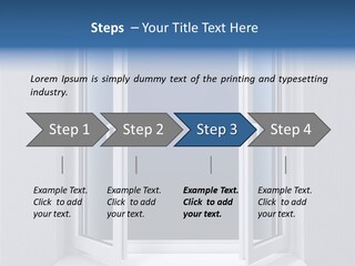 Building Vertical Frame PowerPoint Template