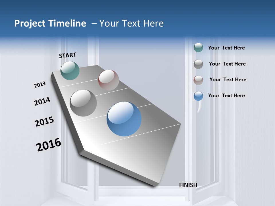 Building Vertical Frame PowerPoint Template