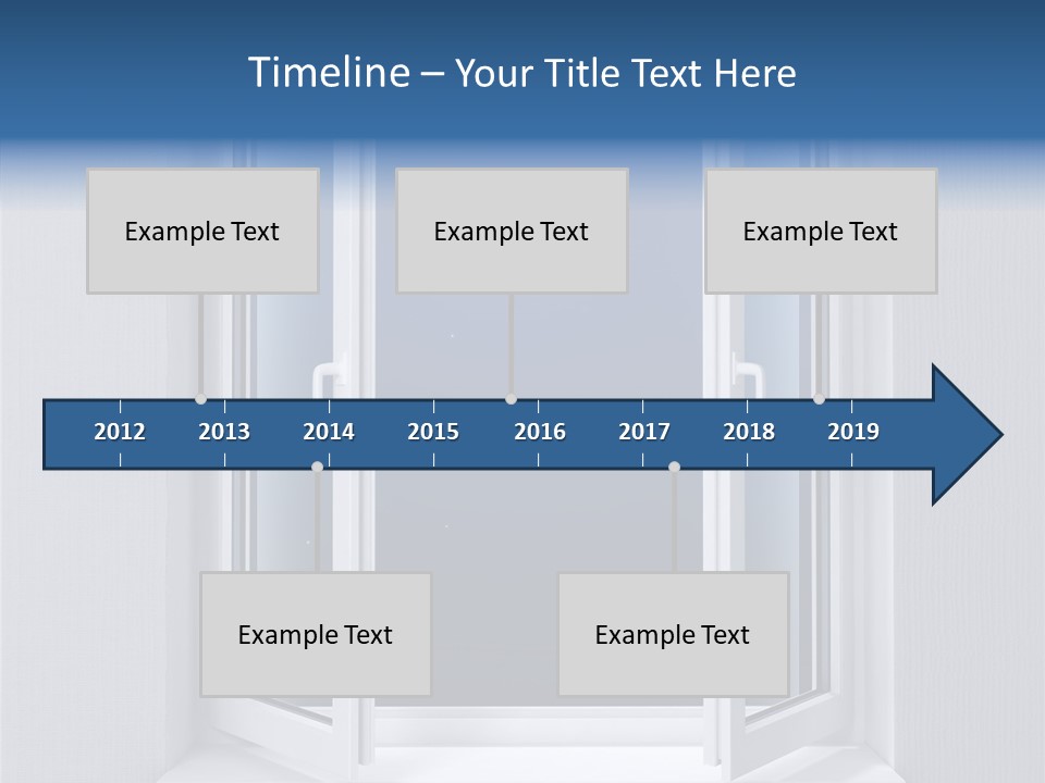 Building Vertical Frame PowerPoint Template