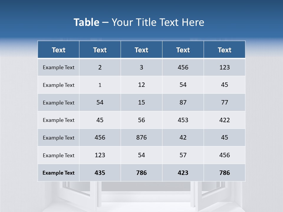 Building Vertical Frame PowerPoint Template