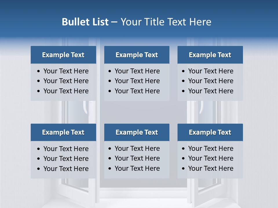 Building Vertical Frame PowerPoint Template