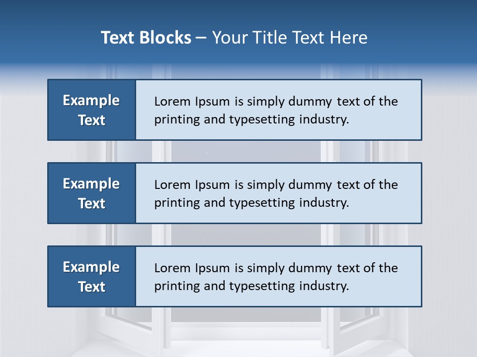 Building Vertical Frame PowerPoint Template