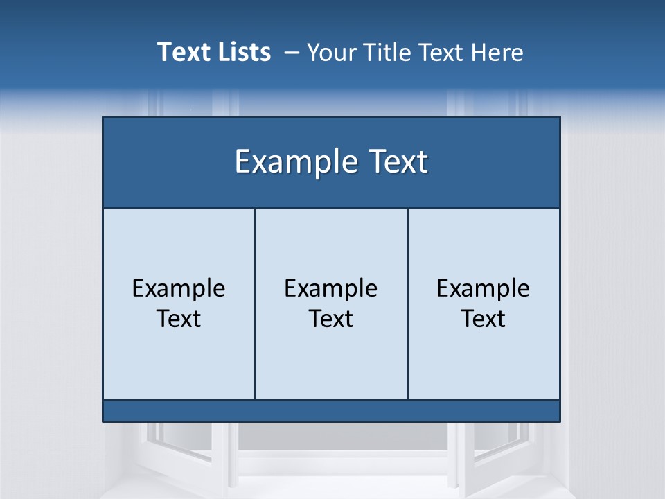 Building Vertical Frame PowerPoint Template