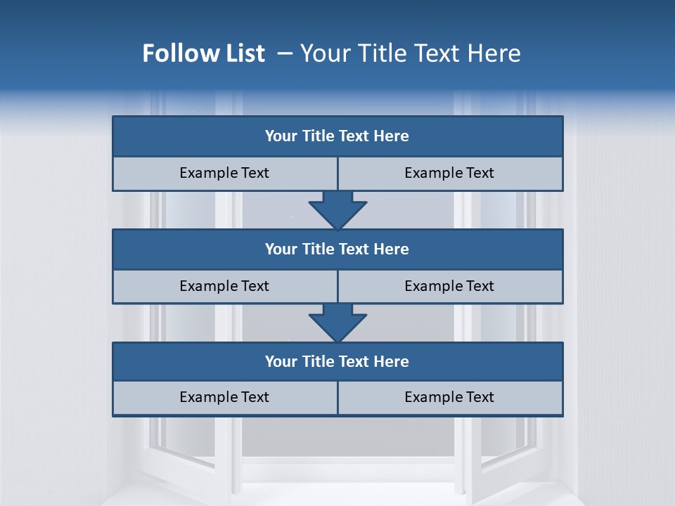 Building Vertical Frame PowerPoint Template