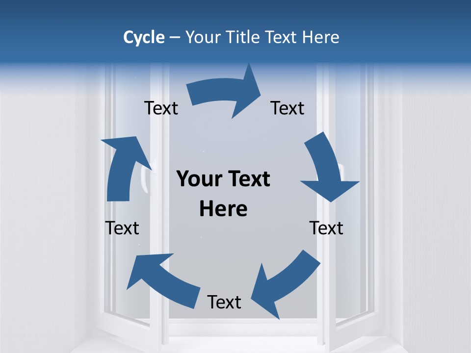 Building Vertical Frame PowerPoint Template