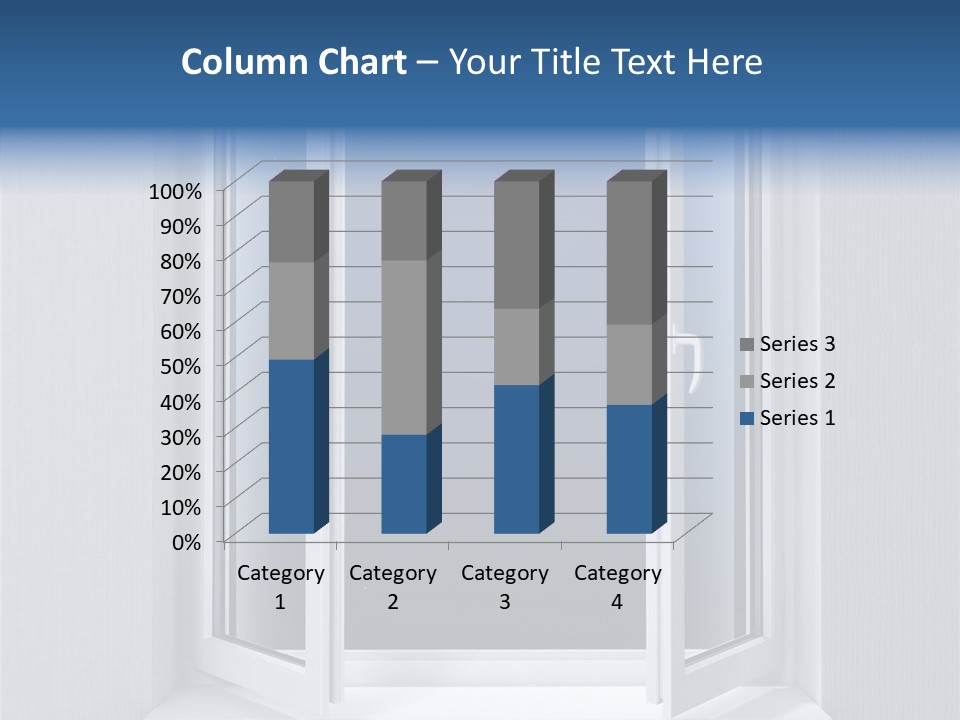Building Vertical Frame PowerPoint Template
