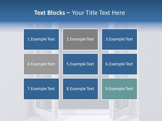 Building Vertical Frame PowerPoint Template