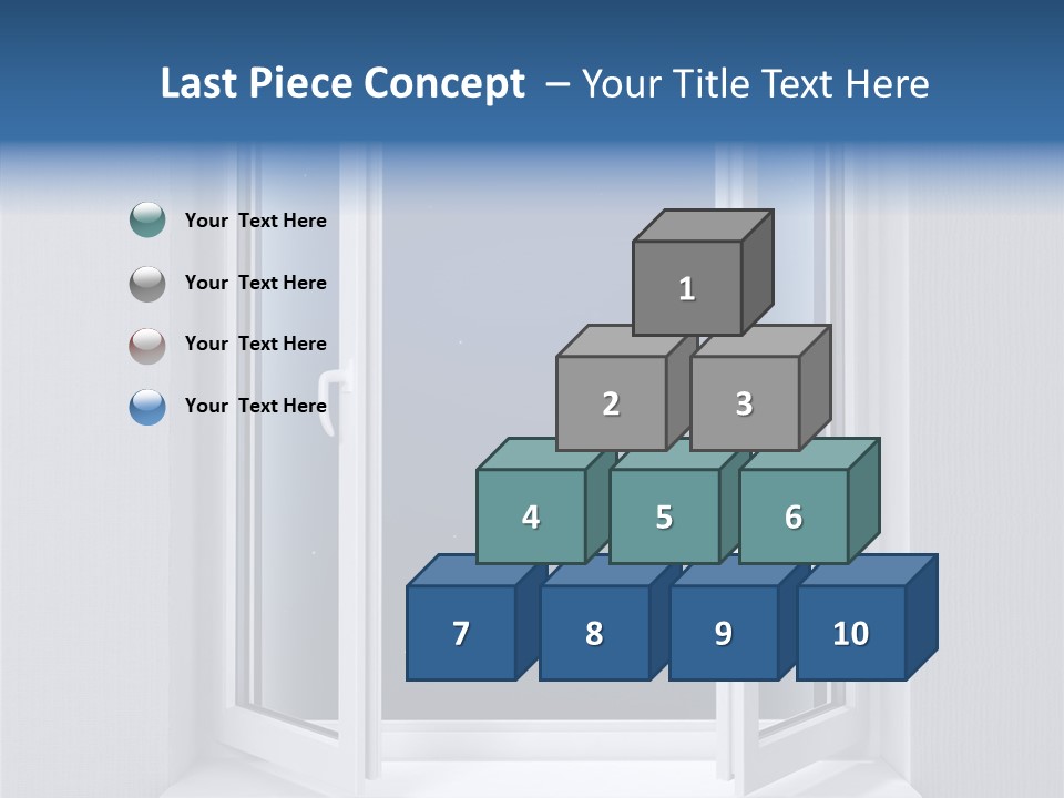 Building Vertical Frame PowerPoint Template